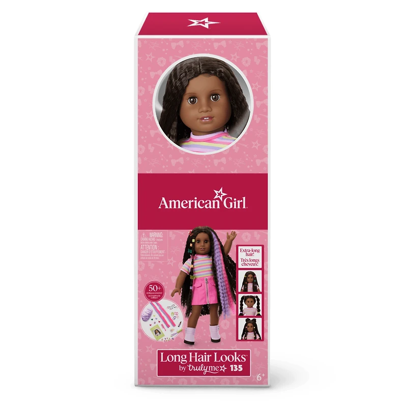 Long Hair Looks™ by Truly Me™ 18-inch Doll #135 & hair accessories