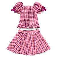 Raquel’s™ Gingham Ruffle Outfit for Girls & 18-inch Dolls + Raquel Doll (Girl of the Year™ 2026)