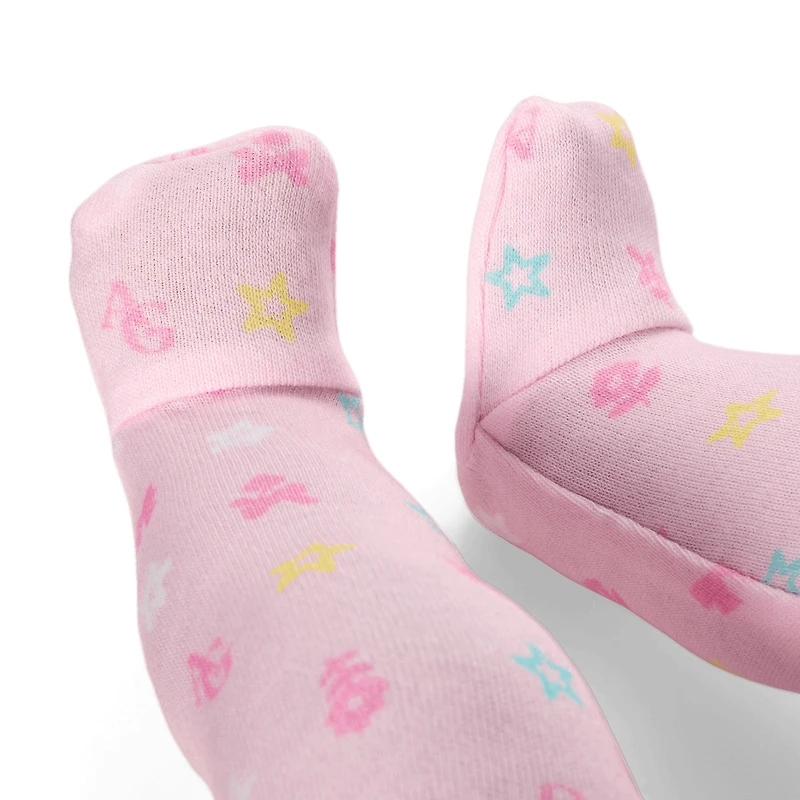 Bitty Baby® Doll #5 with dark-brown hair in Pastel