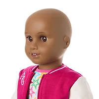 Truly Me™ 18-inch Doll #114, Puppy, Mini Backpack & Accessories AG™ Star Squad Bundle