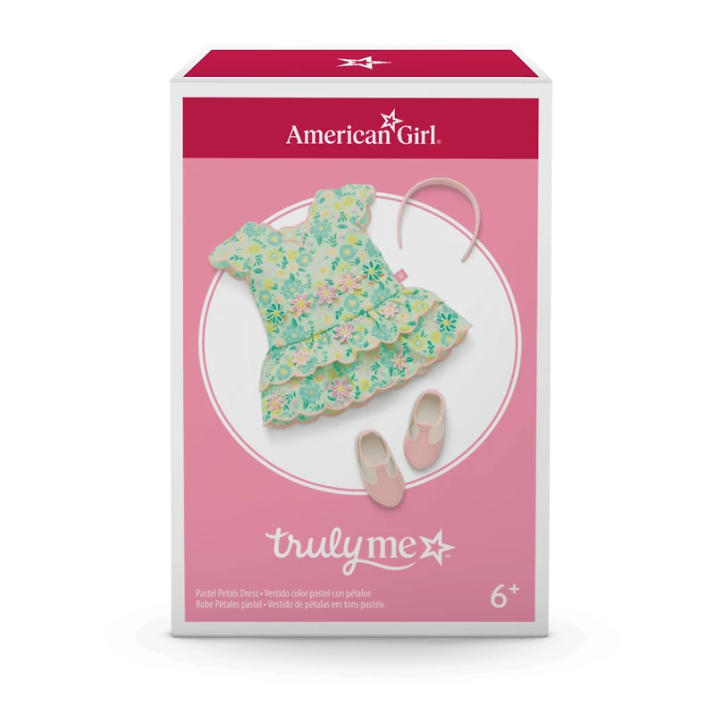 Pastel Petals Dress for 18-inch Dolls