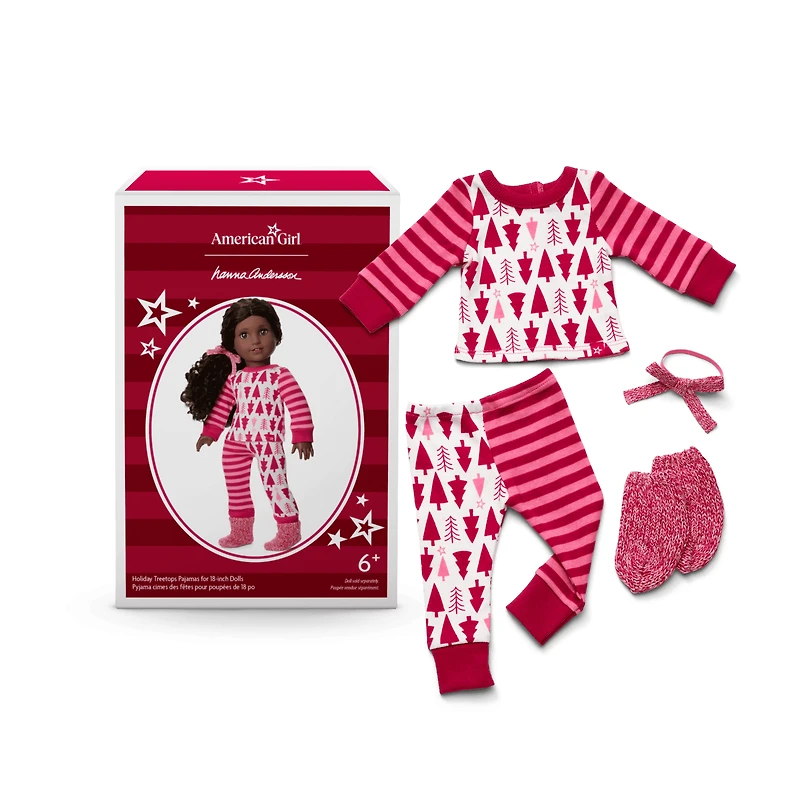American Girl® x Hanna Andersson Holiday Treetops Pajamas for 18-inch Dolls