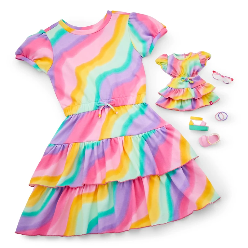 Summer’s™ Rainbow Swirl Dress for Girls (Girl of the Year™ 2025)