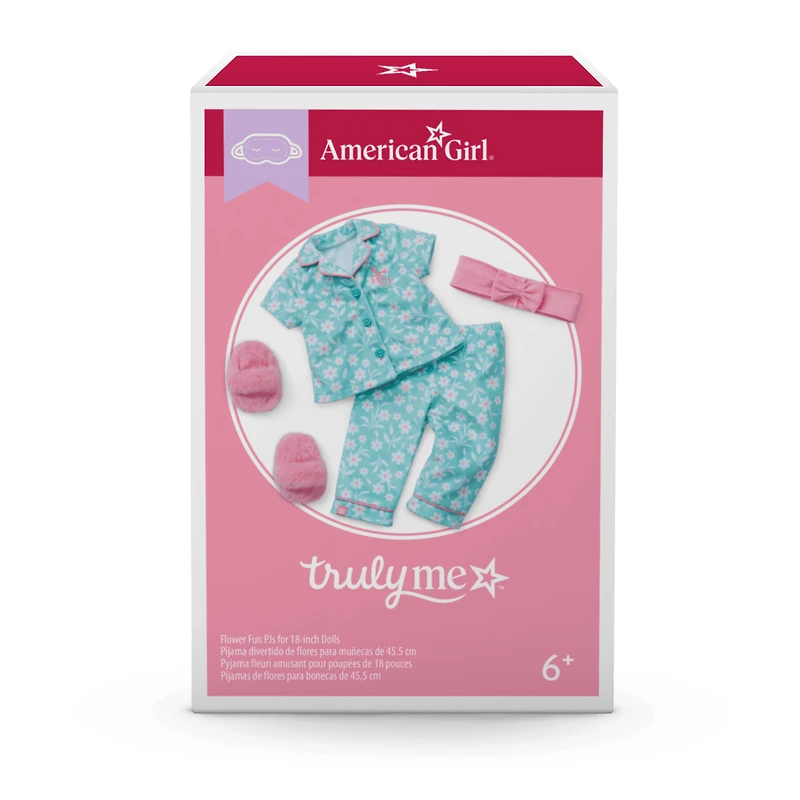 Flower Fun PJs for Girls & 18-inch Dolls