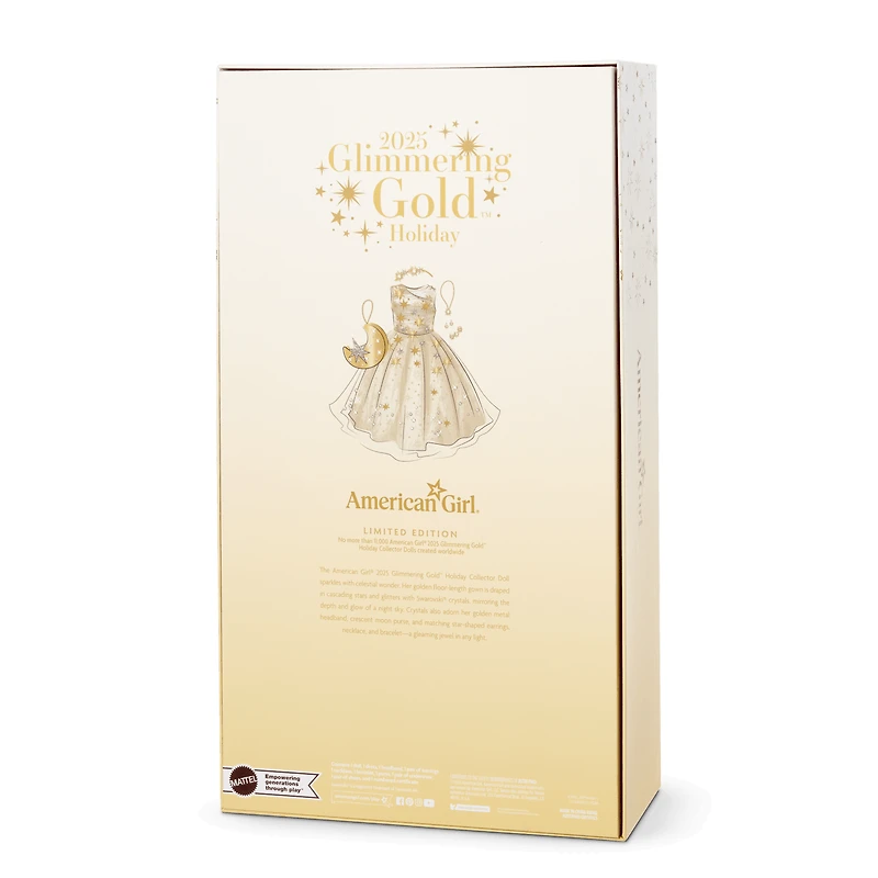 American Girl® 2025 Glimmering Gold™ Holiday Collector Doll