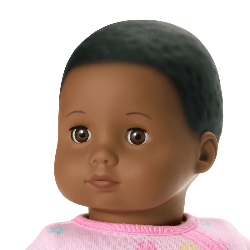 Bitty Baby® Doll #1 with black hair in Pastel