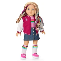 Truly Me™ 18-inch Doll #110 with wavy blonde hair