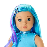 December Blue Beauty Topaz Outfit for 18-inch Dolls