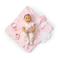 Bitty Baby® Doll #4 with black hair Care & Play Set