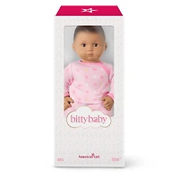 Bitty Baby® Doll #5 with dark-brown hair in Pastel