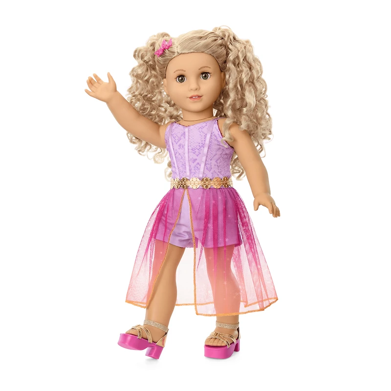 Glam Sparkly Concert Outfit for 18-inch Dolls
