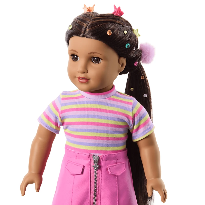 Long Hair Looks™ by Truly Me™ 18-inch Doll #135 & hair accessories