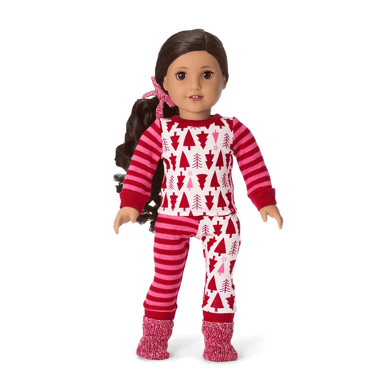 American Girl® x Hanna Andersson Holiday Treetops Pajamas for Girls & 18-inch Dolls