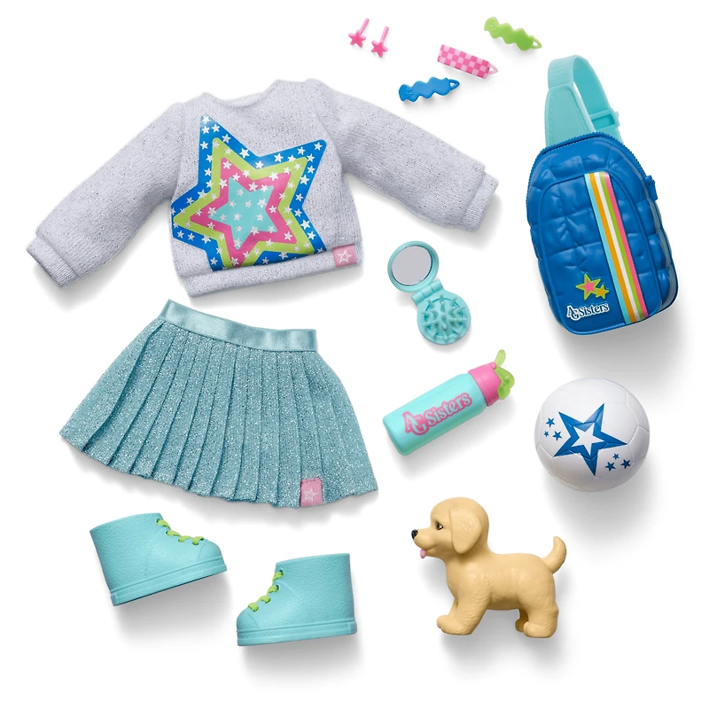 AG Sisters™ Jozette™ Doll, Book & Doll Carrier