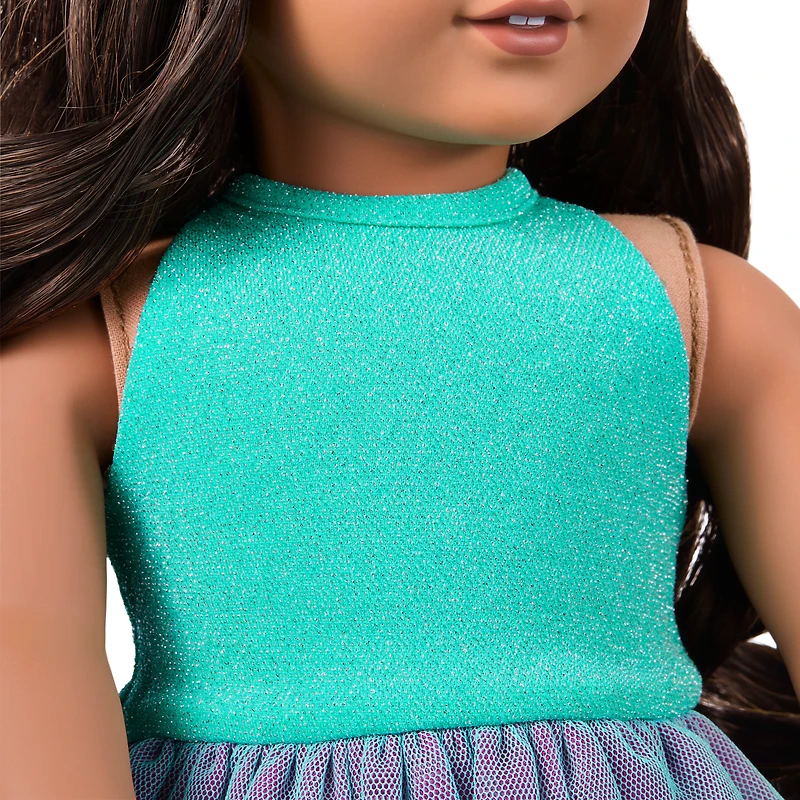 Glam Shimmering Ocean Outfit for 18-inch Dolls