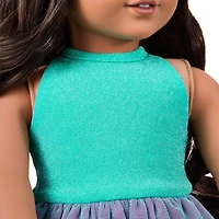Glam Shimmering Ocean Outfit for 18-inch Dolls