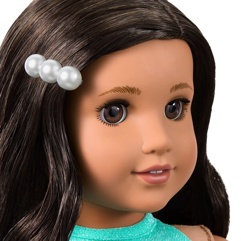 Glam Shimmering Ocean Outfit for 18-inch Dolls