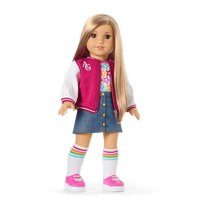 Truly Me™ 18-inch Doll #131, Puppy, Mini Backpack & Accessories AG™ Star Squad Bundle
