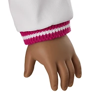 Truly Me™ 18-inch Doll #113 with curly dark-brown hair