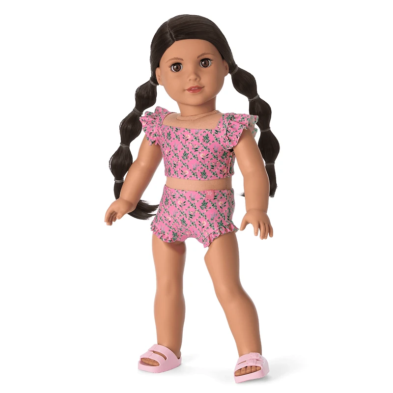 Raquel's™ Beach Outfit for 18-inch Dolls (Girl of the Year™ 2026)