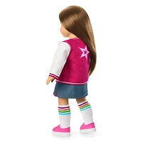 Truly Me™ 18-inch Doll #107 with straight brown hair