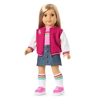 Truly Me™ 18-inch Doll #131 with straight blonde hair