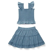 American Girl® x Hill House Home Tiny Paz Nap Set for Girls (Kirsten™ Print)