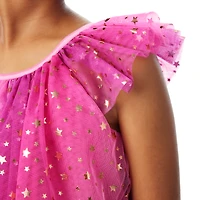 Pink Party-Ready Dresses for Girls & 18-inch Dolls