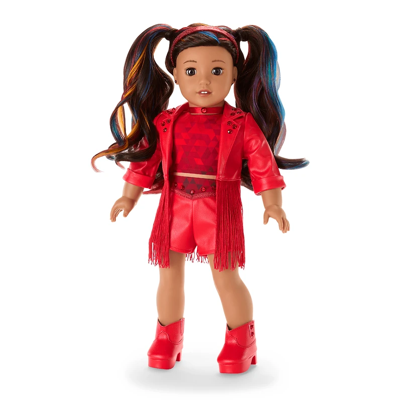 July Remarkable Ruby Outfit for 18-inch Dolls