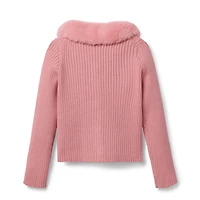 American Girl® x Janie and Jack Rosy Ribbed Cardigan for Girls