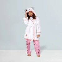 Comfy Puppy Robe Set for Girls & 18-inch Dolls
