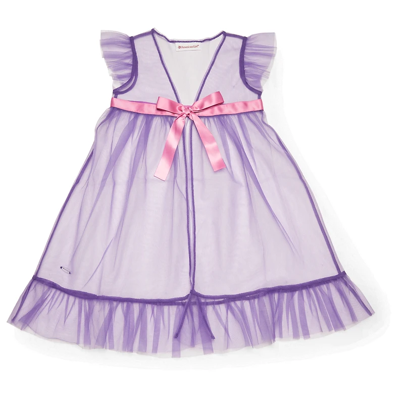 Royal Ruffles Nightie & Robe for Little Girls