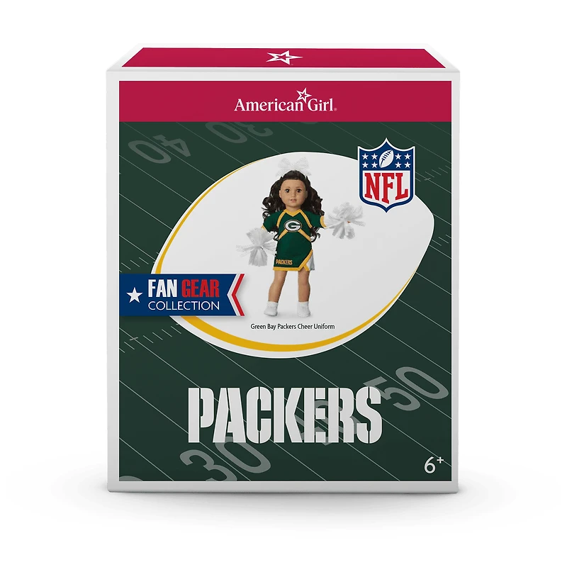 American Girl® x NFL Green Bay Packers Cheer Uniform for 18-inch Dolls