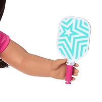 Raquel's™ Pickleball Bag & Paddle Set for 18-inch Dolls (Girl of the Year™ 2026)