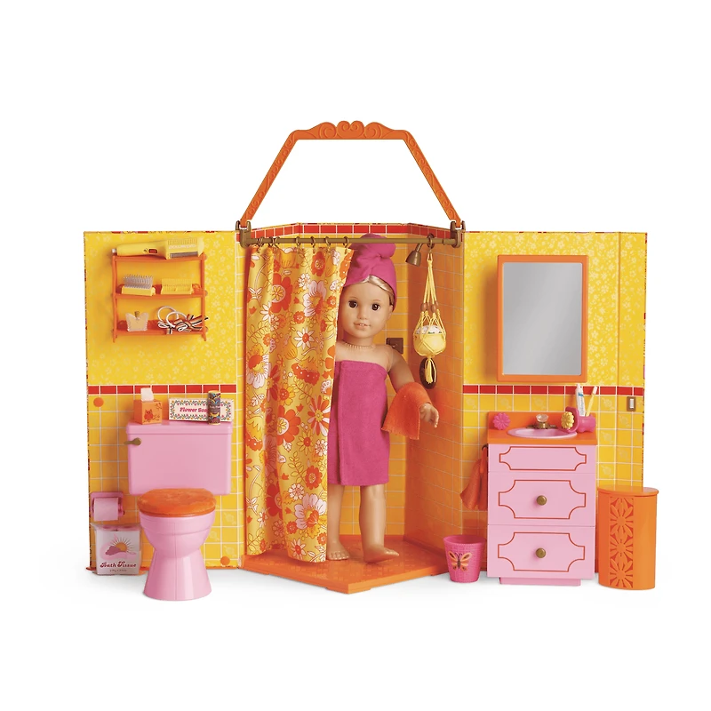 Julie's™ Groovy Bathroom for 18-inch Dolls (Historical Characters)