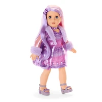 February Amazing Amethyst Outfit for 18-inch Dolls