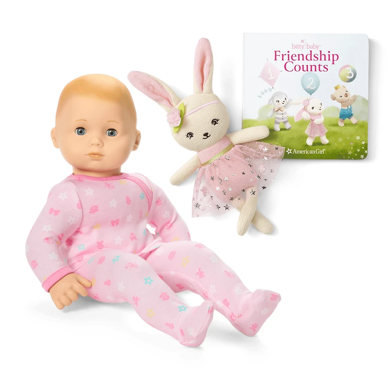 Bitty Baby® Doll #3 with blonde hair in Pastel