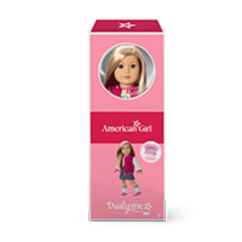 Truly Me™ 18-inch Doll #100 with straight layered blonde hair