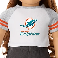 American Girl® x NFL Miami Dolphins Fan Tee for 18-inch Dolls