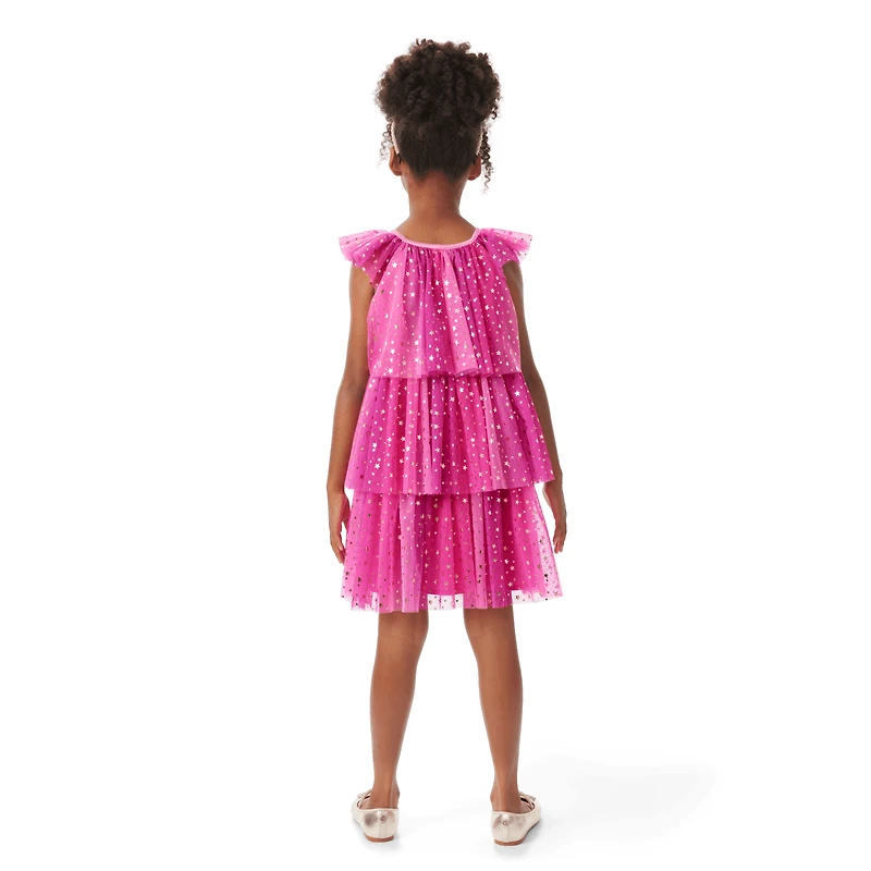 Pink Party-Ready Dresses for Girls & 18-inch Dolls