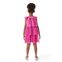 Pink Party-Ready Dresses for Girls & 18-inch Dolls