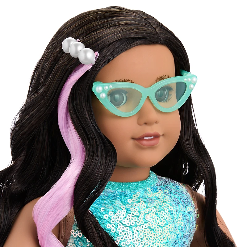 Shimmering Sea Turtle Backpack & Accessory Set for 18-inch Dolls
