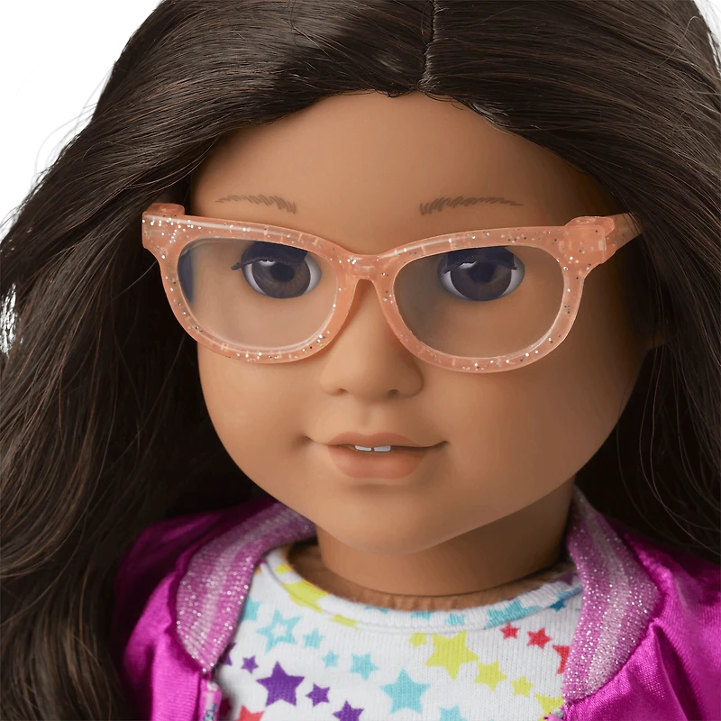 Rose Gold Glasses for 18-inch Dolls