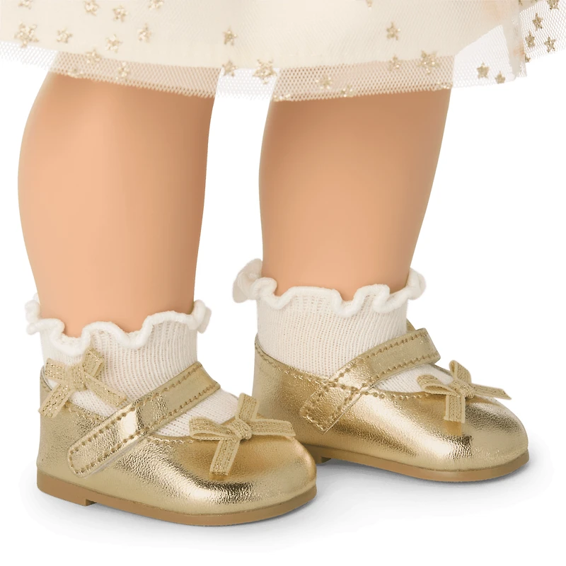 American Girl® x Janie and Jack Sparkly Cream Celebration Dress for Girls & 18-inch Dolls