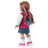 Truly Me™ 18-inch Doll #101 with wavy caramel hair