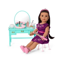 Raquel’s™ Vintage Vanity for 18-inch Dolls (Girl of the Year™ 2026)