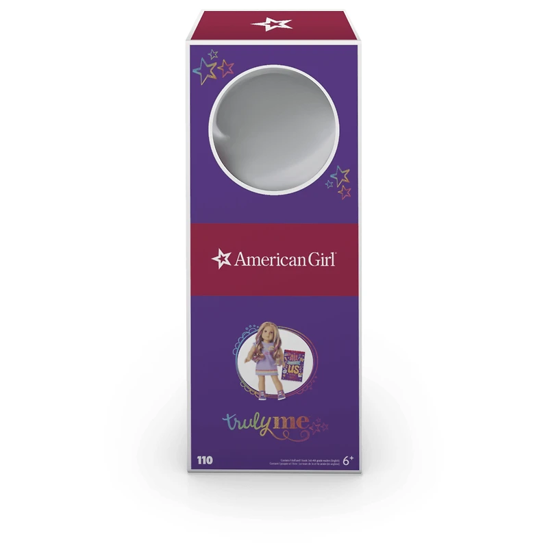 Truly Me™ 18-inch Doll #110 with wavy blonde hair