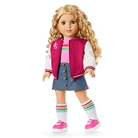 Truly Me™ 18-inch Doll #115 with curly blonde hair