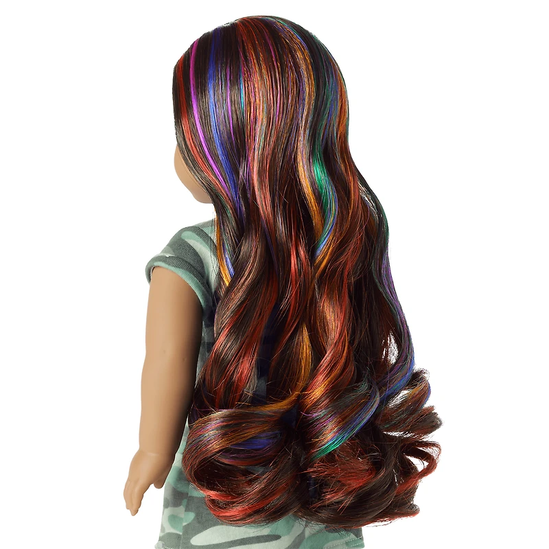 Truly Me™ 18-inch Doll #120 with wavy dark-brown hair