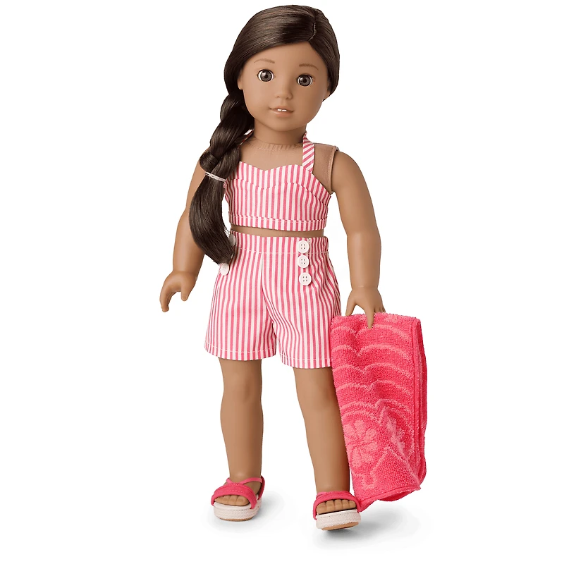 Nanea’s™ Swimsuit & Beach Accessories for 18-inch Dolls (Historical Characters)